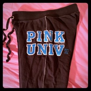 Victoria's secret PINK navy blue Capri sweat pants